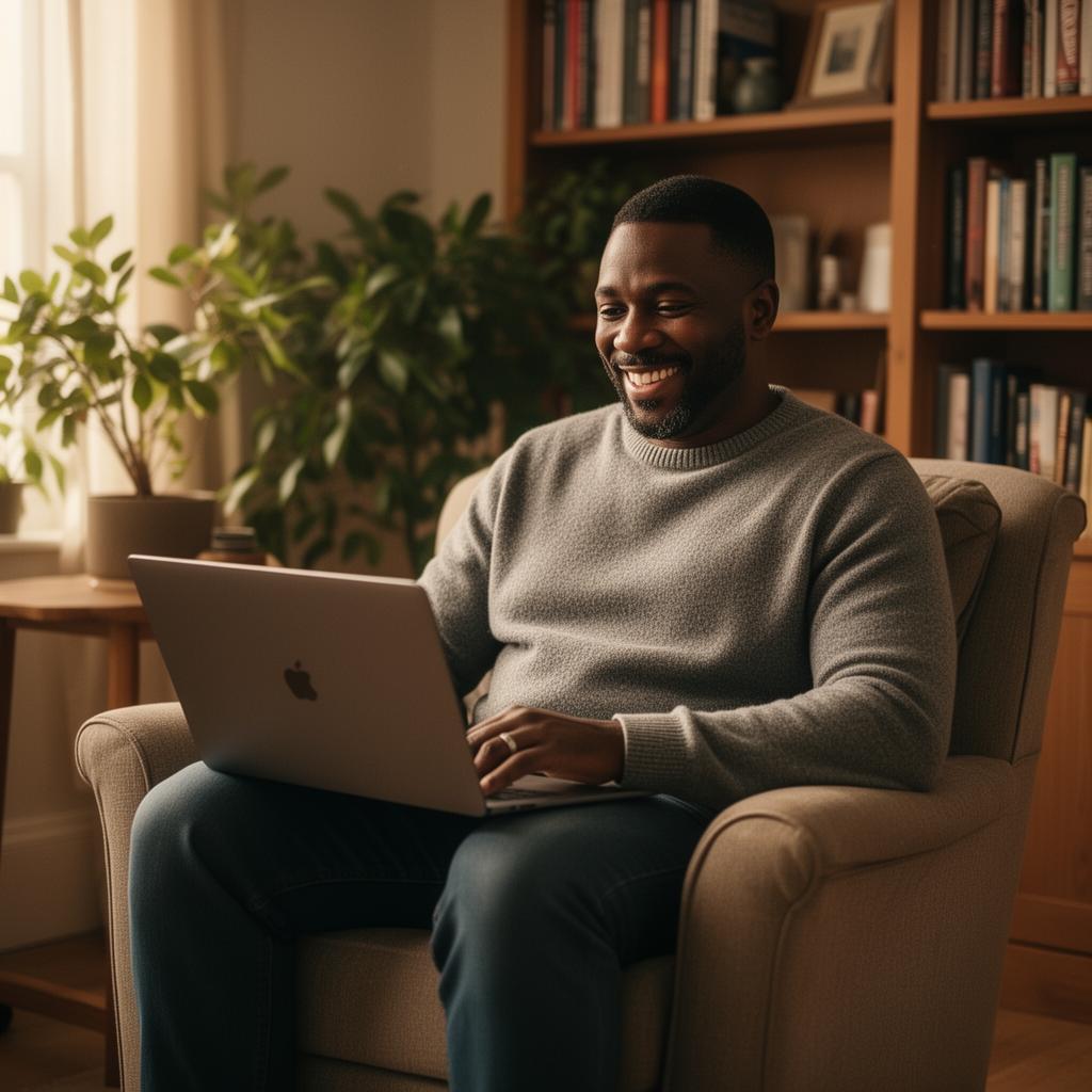 Patient meeting their Vye provider on a video visit