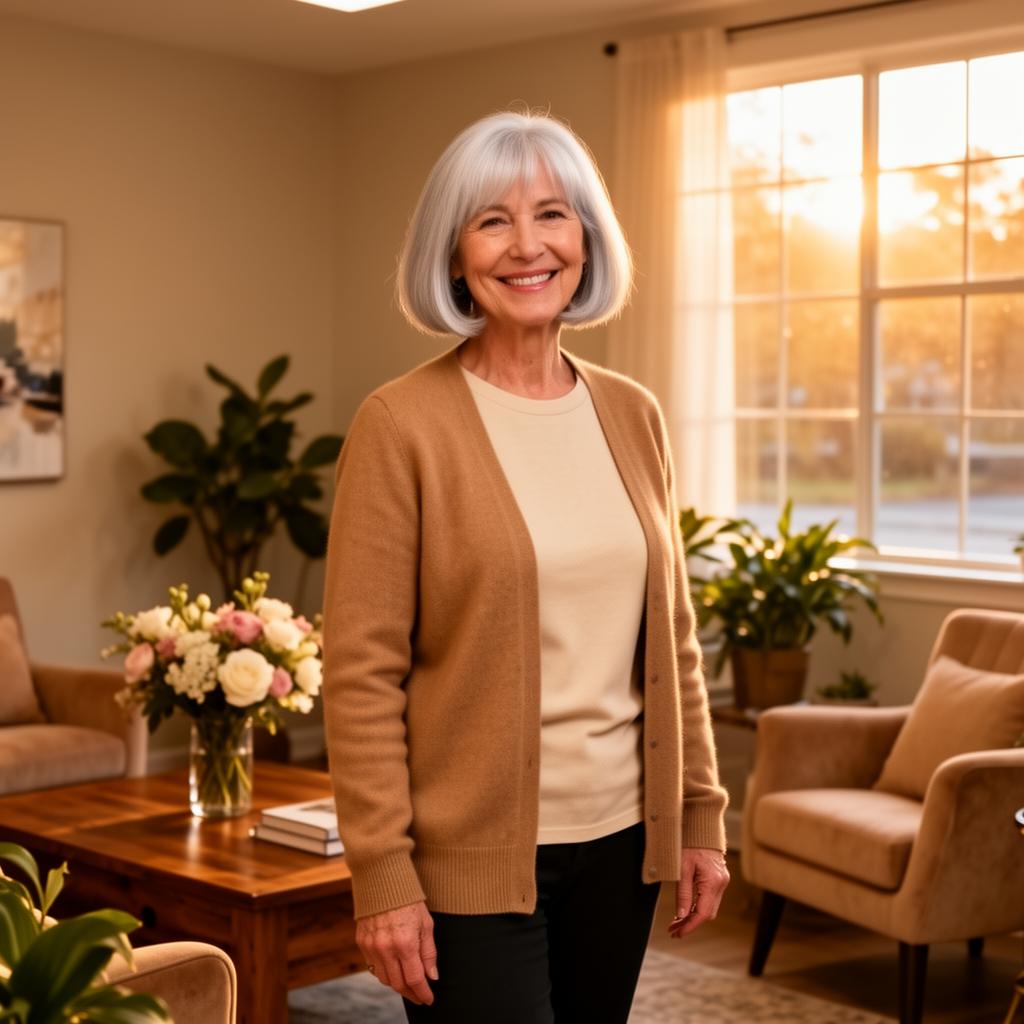 Provider in a private practice office, ready to welcome patients